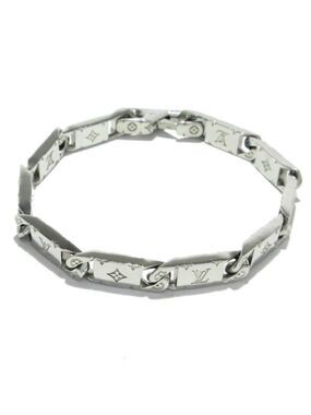 Louis Vuitton Monogram Tied Up Silver Bracelet